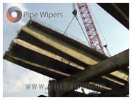 CONSTRUCTION INDUSTRY PIPE WIPERS